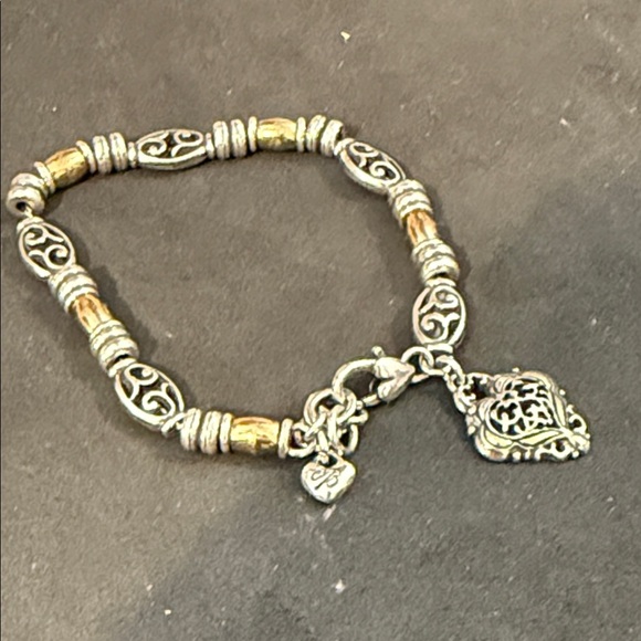Brighton Jewelry - Retired Brighton symphony heart silver braclet size 7